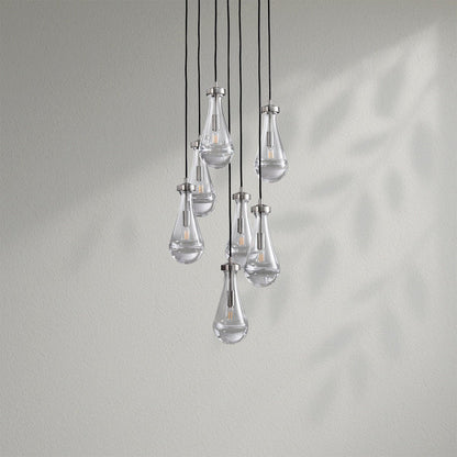 Raindrop Round Chandelier - Lightings Menu