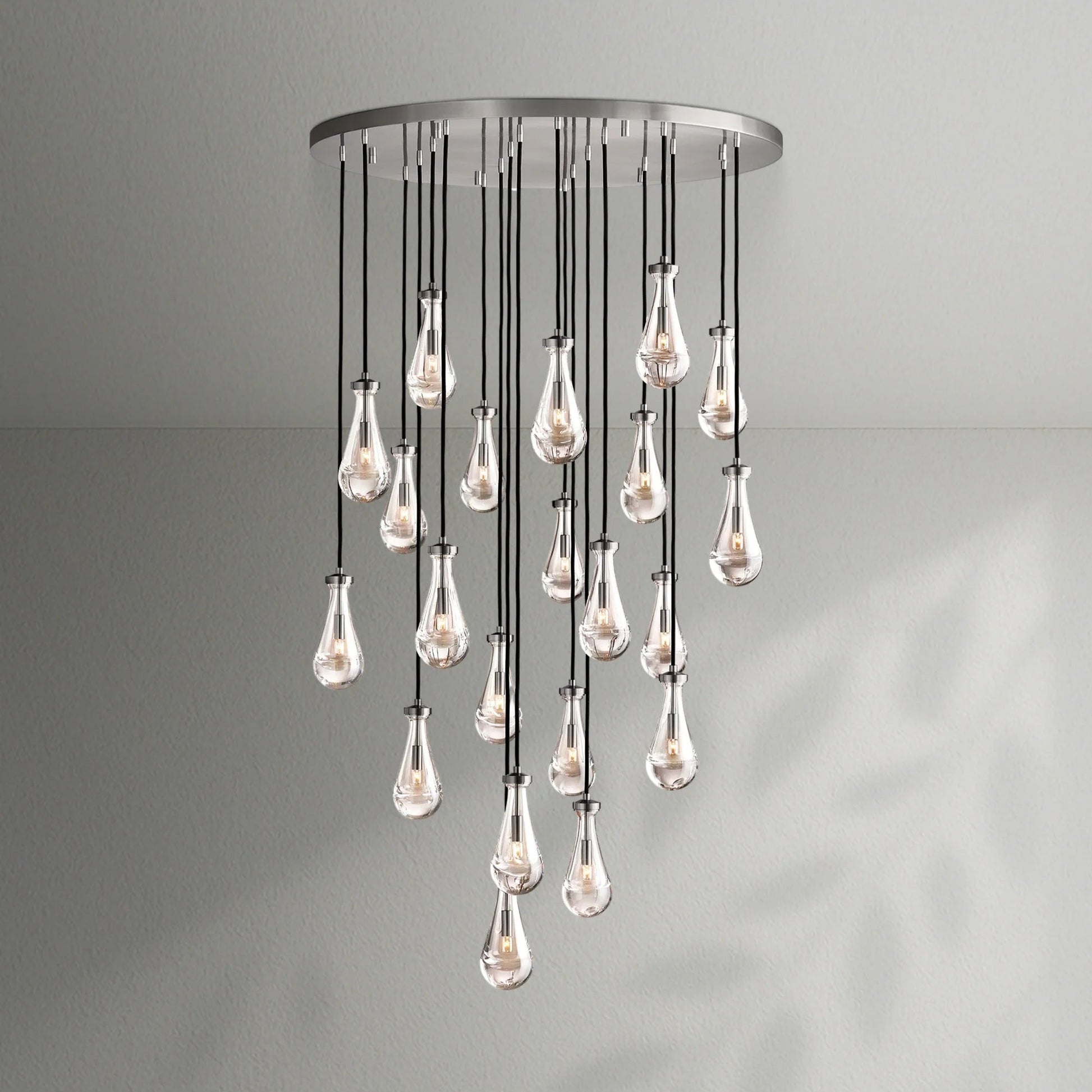 Raindrop Round Chandelier - Lightings Menu