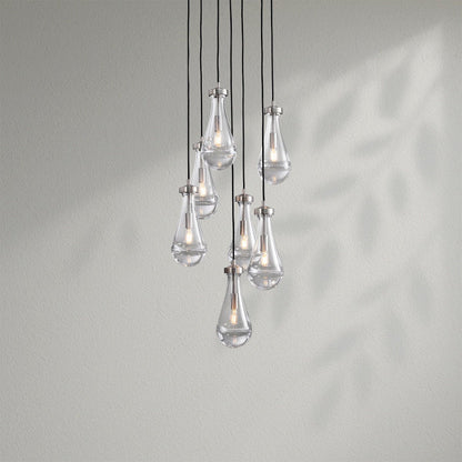 Raindrop Round Chandelier - Lightings Menu