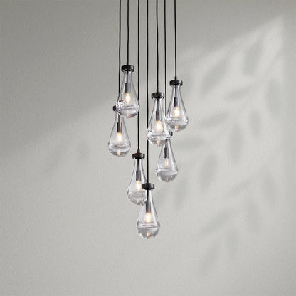 Raindrop Round Chandelier - Lightings Menu