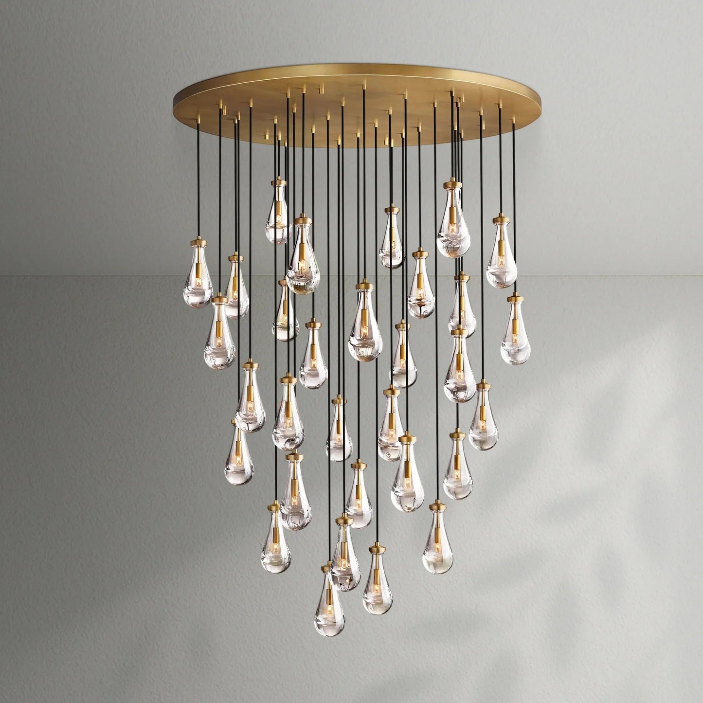 Raindrop Round Chandelier - Lightings Menu