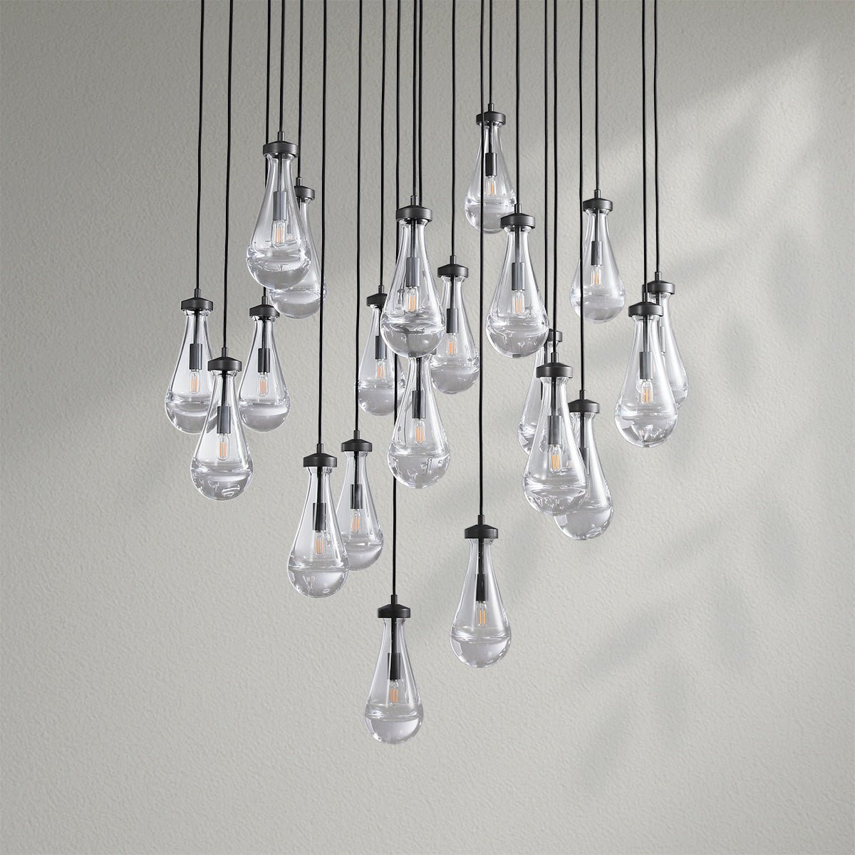 Raindrop Round Chandelier - Lightings Menu