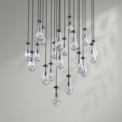 Raindrop Round Chandelier - Lightings Menu