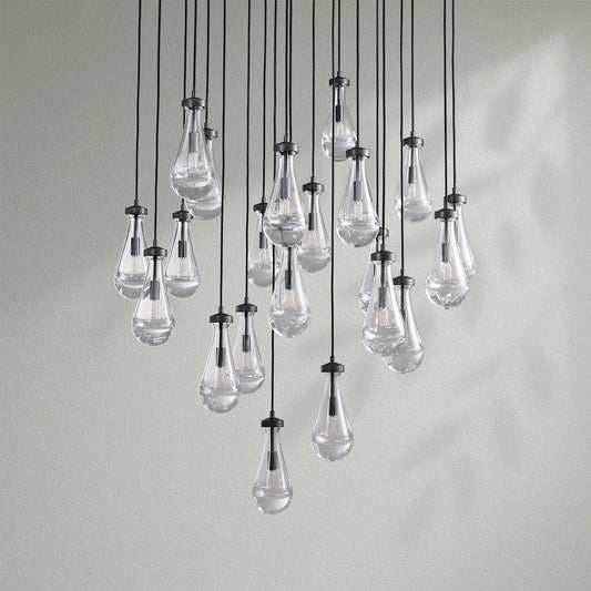 Raindrop Round Chandelier - Lightings Menu