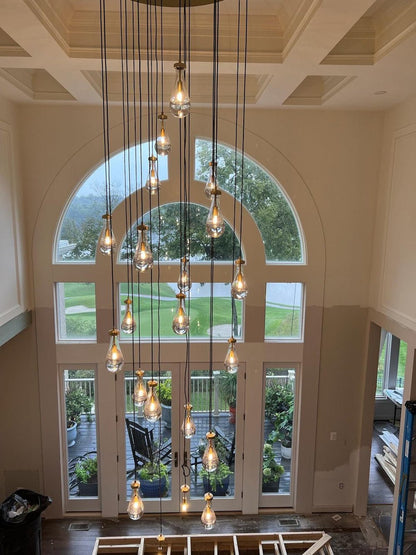 Raindrop Round Chandelier - Lightings Menu