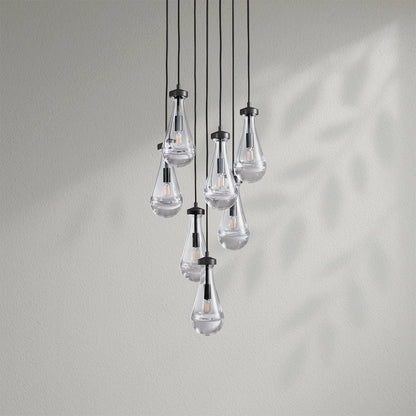 Raindrop Round Chandelier - Lightings Menu