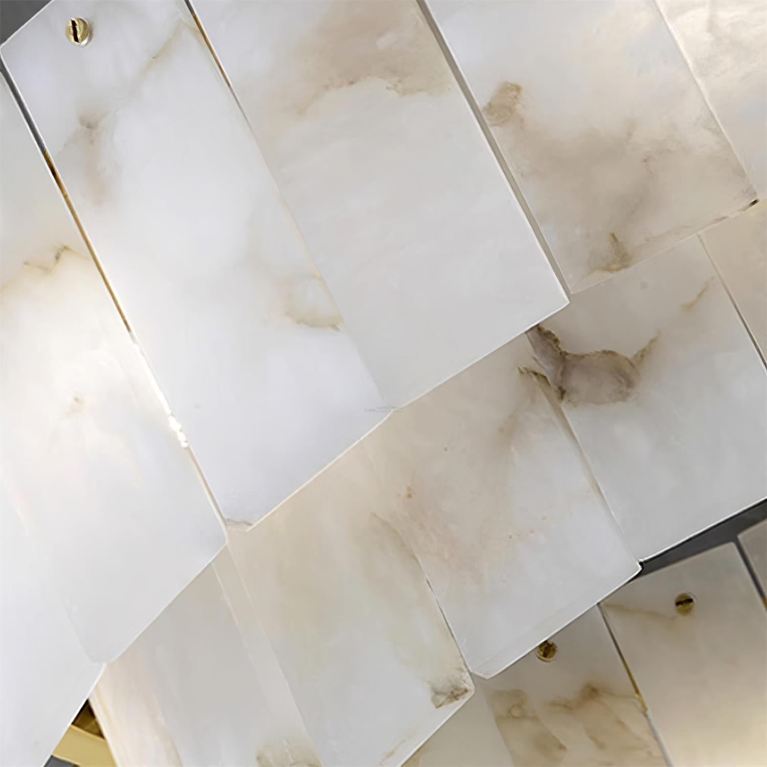 Regina Alabaster Round Chandelier - Lightings Menu