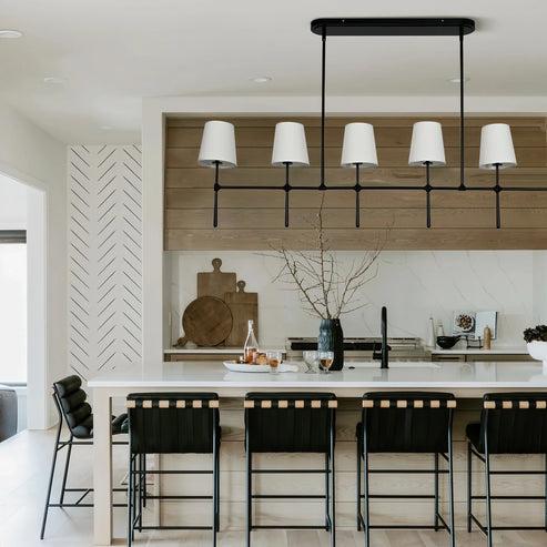 Rhodesy Linear Chandelier 5/6 Light - Lightings Menu