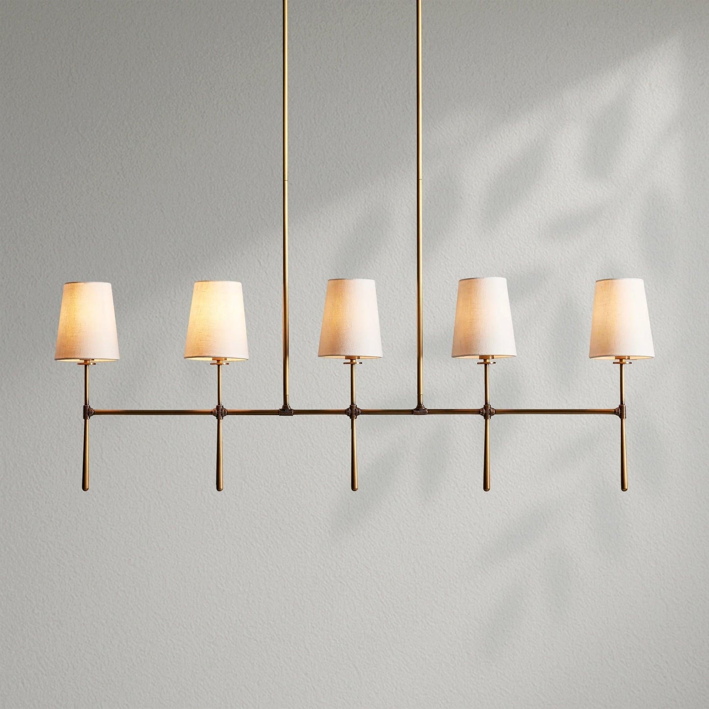 Rhodesy Linear Chandelier 5/6 Light - Lightings Menu