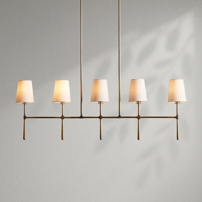 Rhodesy Linear Chandelier 5/6 Light - Lightings Menu