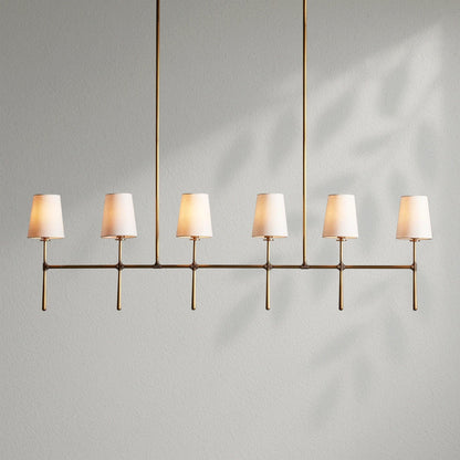 Rhodesy Linear Chandelier 5/6 Light - Lightings Menu