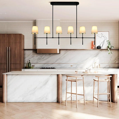 Rhodesy Linear Chandelier 5/6 Light - Lightings Menu