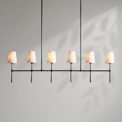 Rhodesy Linear Chandelier 5/6 Light - Lightings Menu