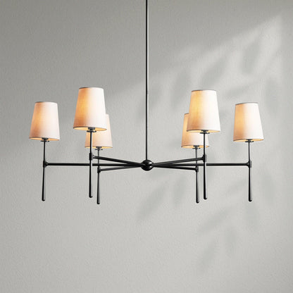 Rhodesy Round Chandelier 4/6 Light - Lightings Menu