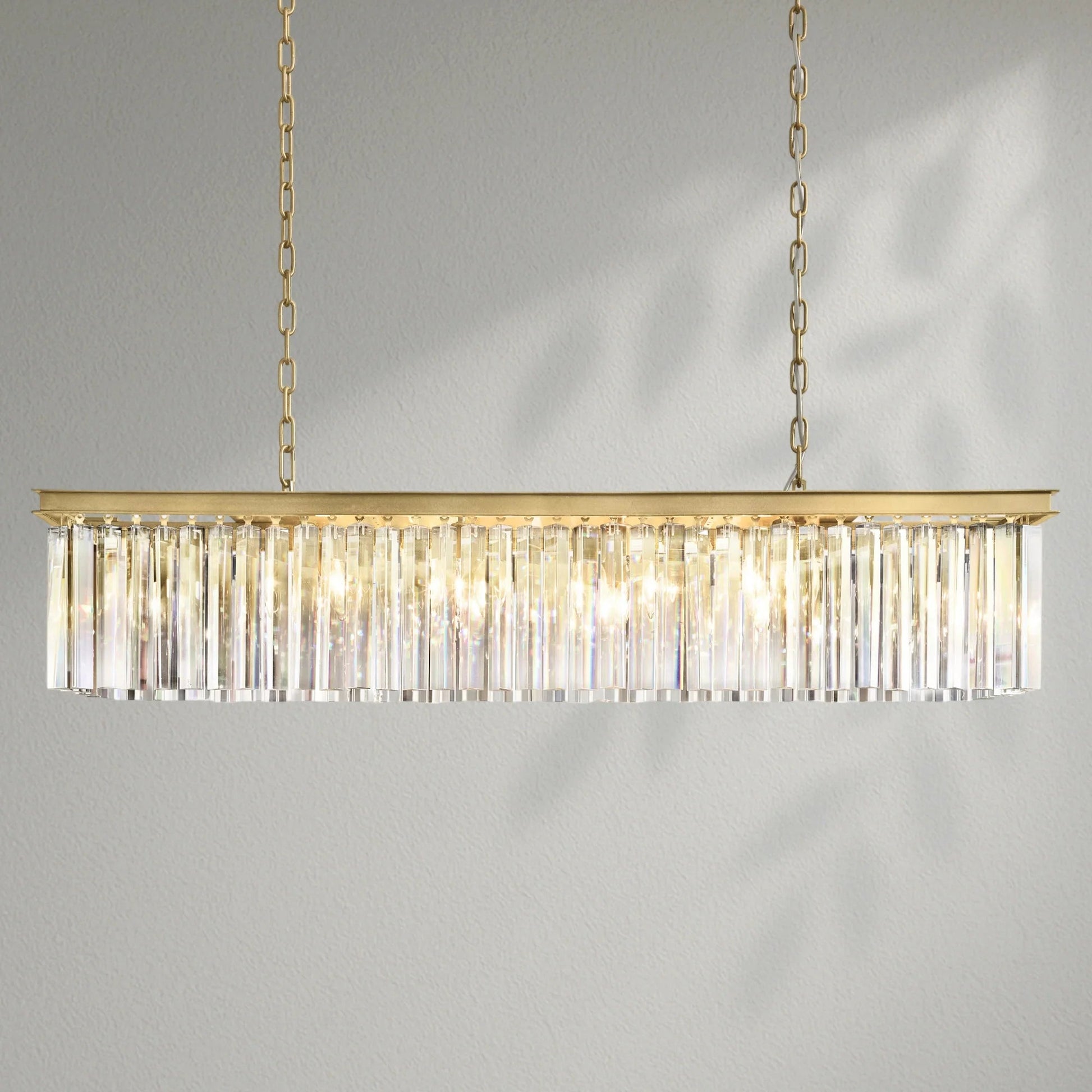 Rhy Rectangular Chandelier - Lightings Menu
