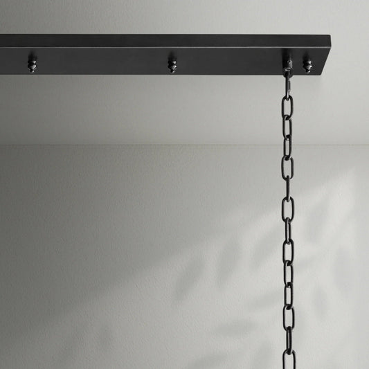 Rhy Rectangular Chandelier - Lightings Menu