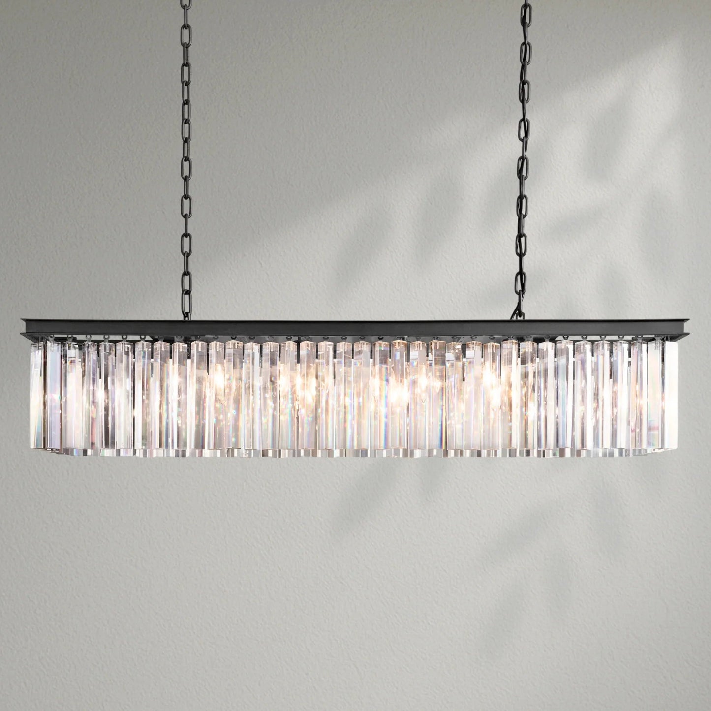 Rhy Rectangular Chandelier - Lightings Menu