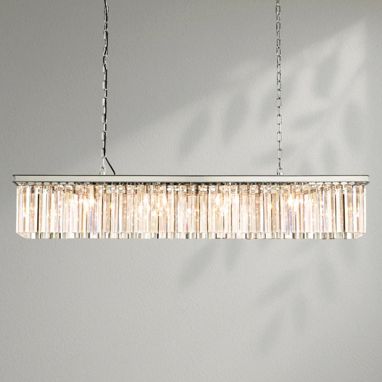 Rhy Rectangular Chandelier - Lightings Menu
