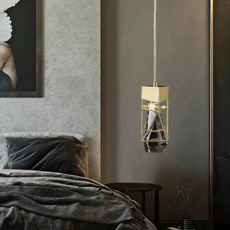 Riley Modern Crystal Pendant 1 Lights - Lightings Menu