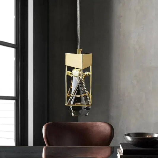 Riley Modern Crystal Pendant 1 Lights - Lightings Menu