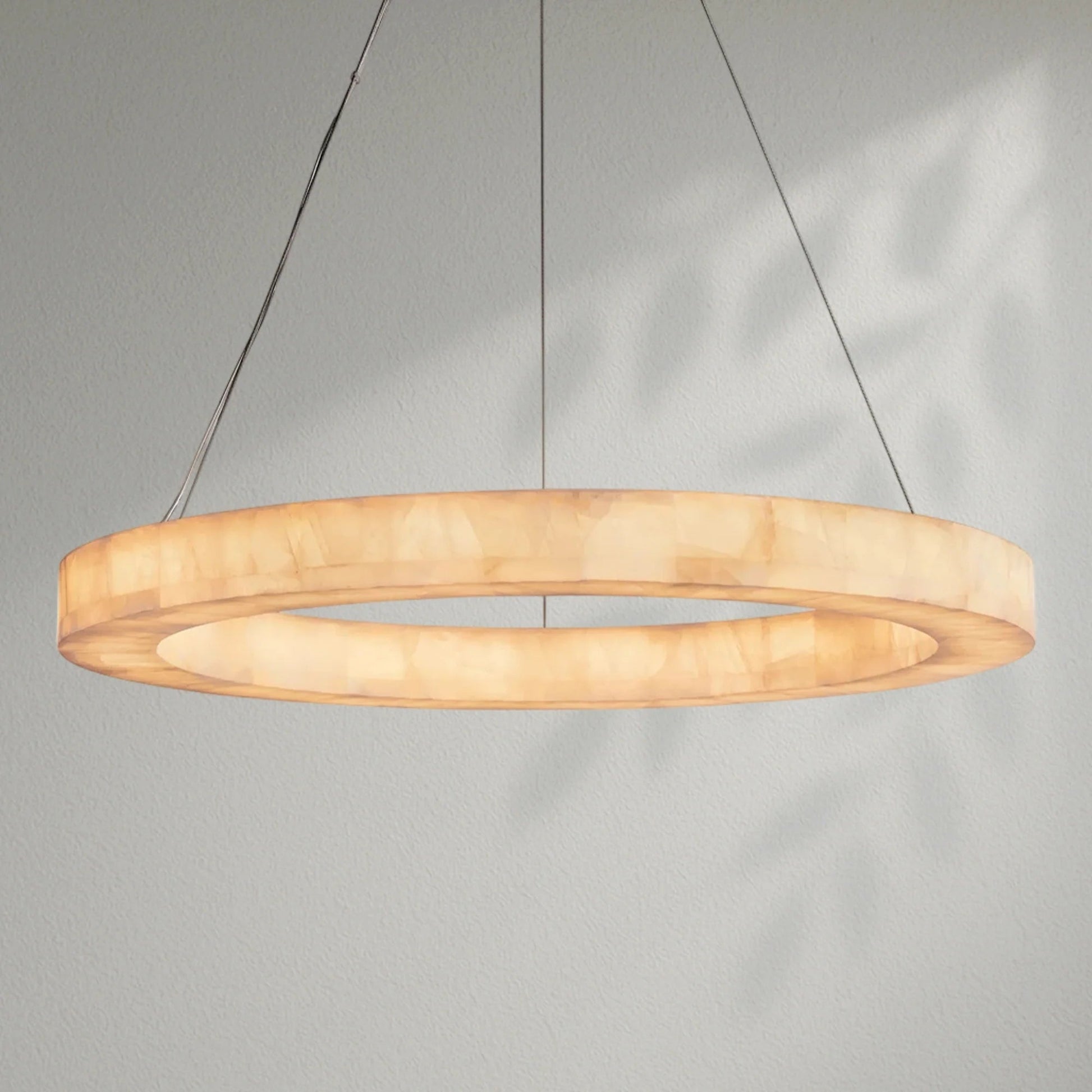 Rivaga Calcite Round Chandelier - Lightings Menu