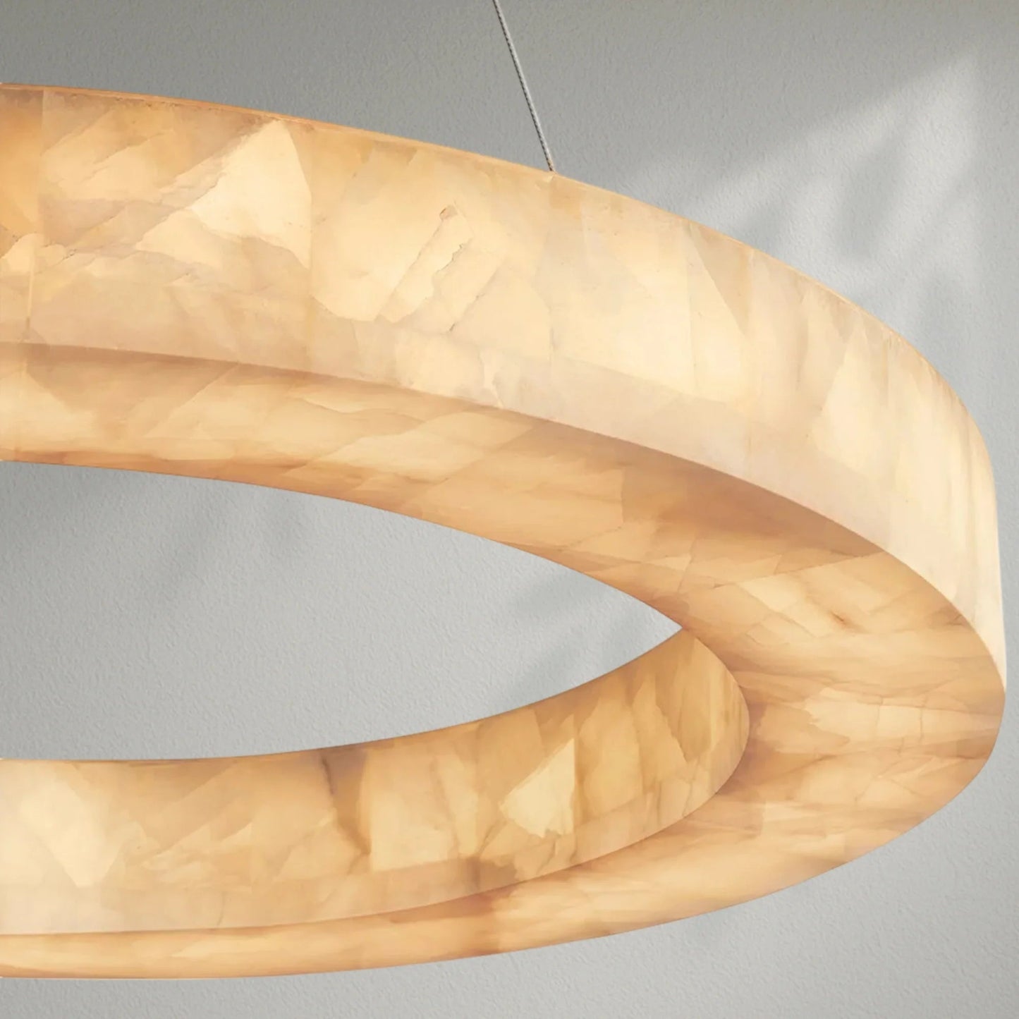 Rivaga Calcite Round Chandelier - Lightings Menu