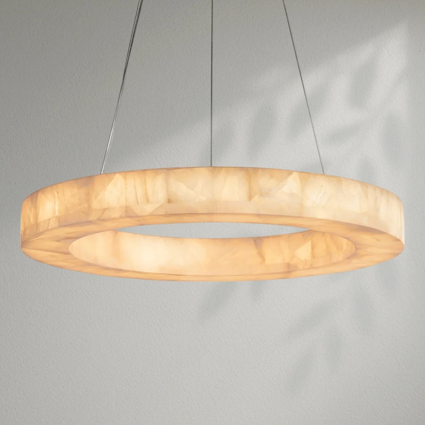 Rivaga Calcite Round Chandelier - Lightings Menu