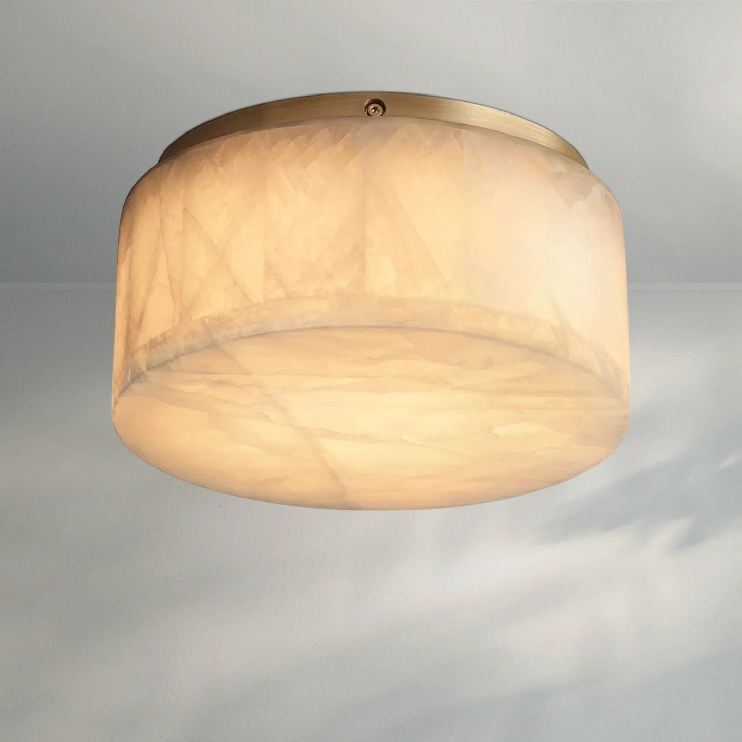 Rivaga Calcite Round Flushmount - Lightings Menu