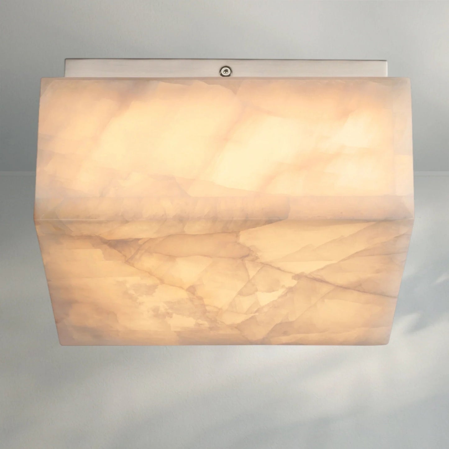 Rivaga Calcite Square Flushmount - Lightings Menu