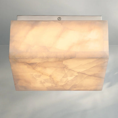 Rivaga Calcite Square Flushmount - Lightings Menu
