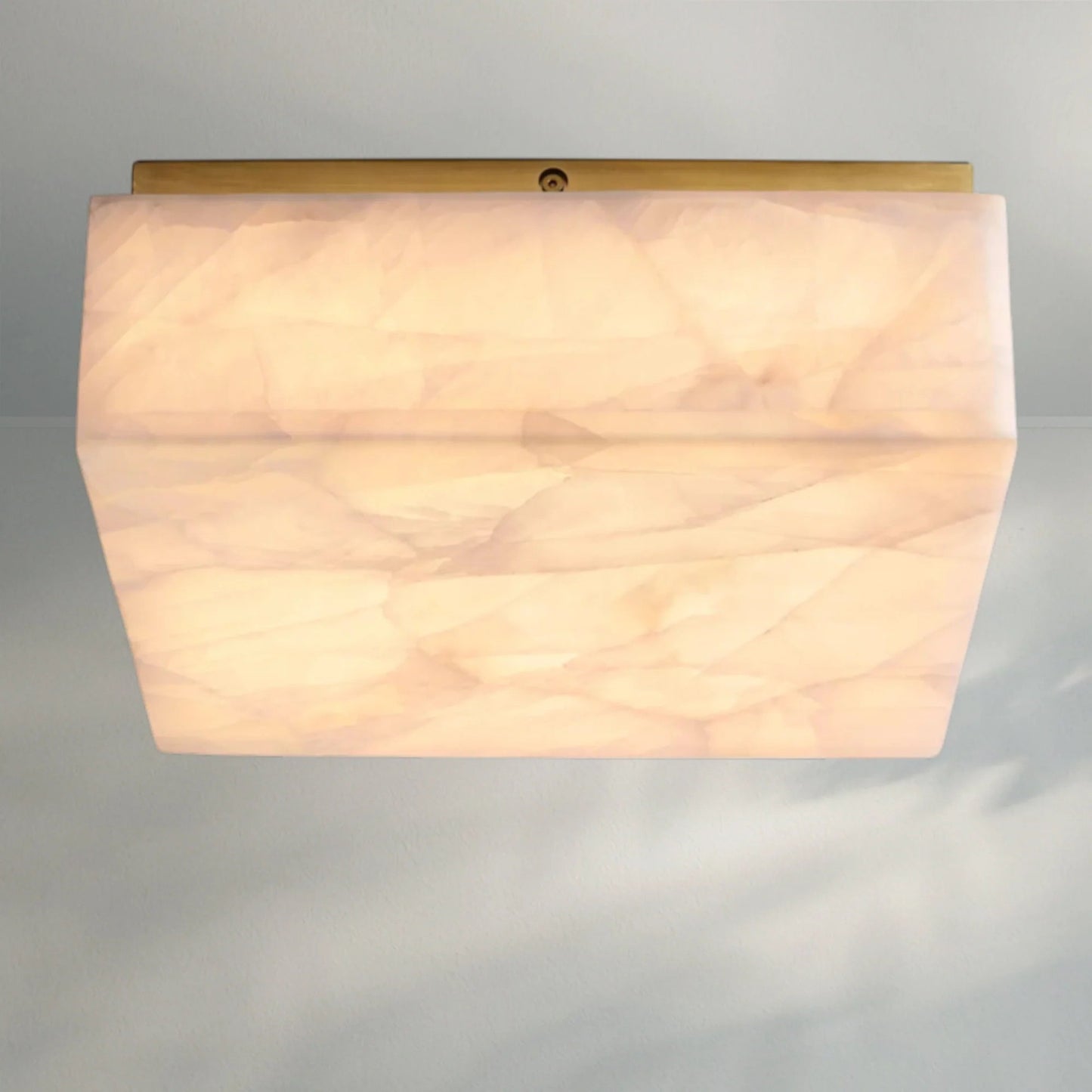 Rivaga Calcite Square Flushmount - Lightings Menu