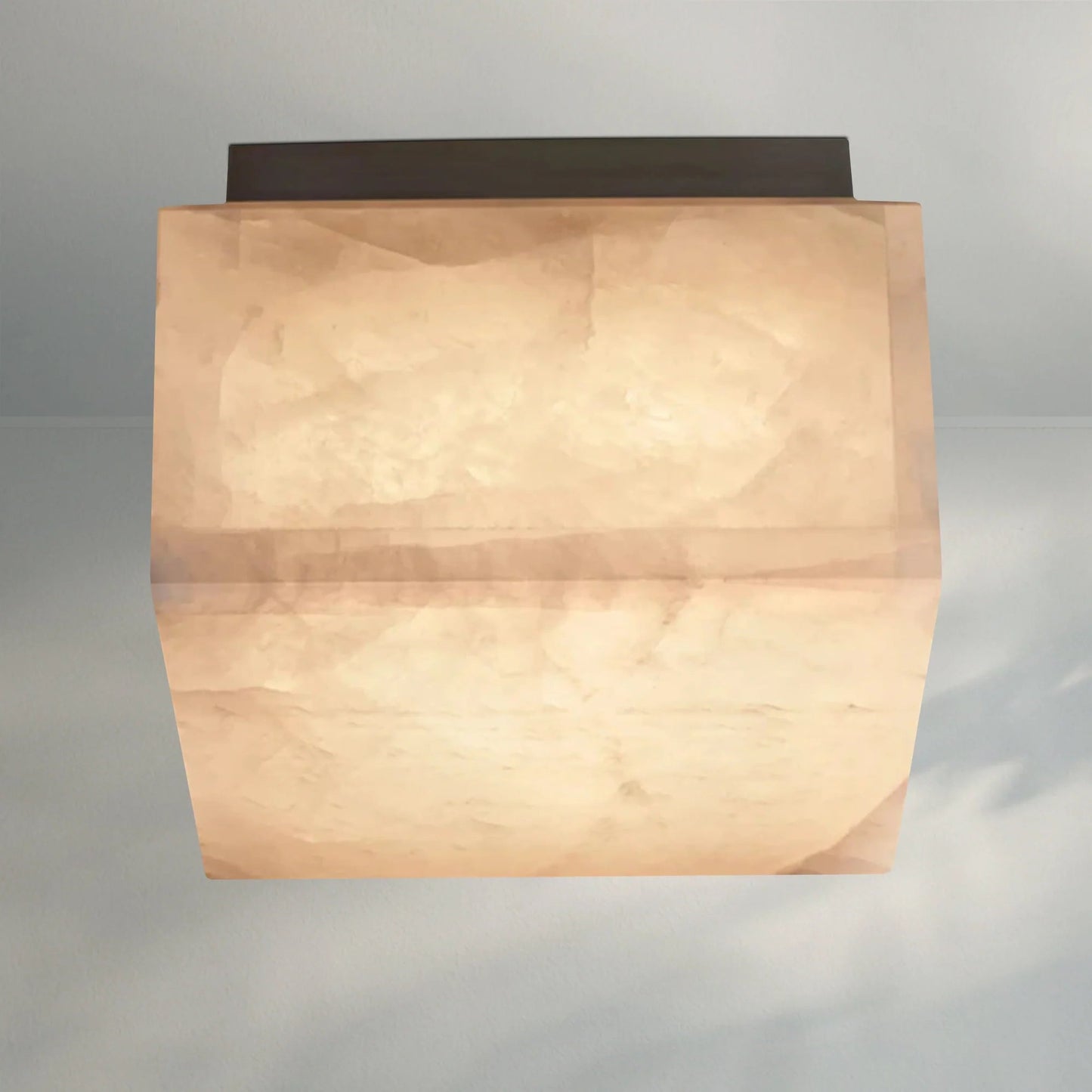Rivaga Calcite Square Flushmount - Lightings Menu