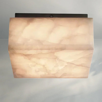 Rivaga Calcite Square Flushmount - Lightings Menu