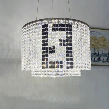 Round Crystal Chandelier - Lightings Menu