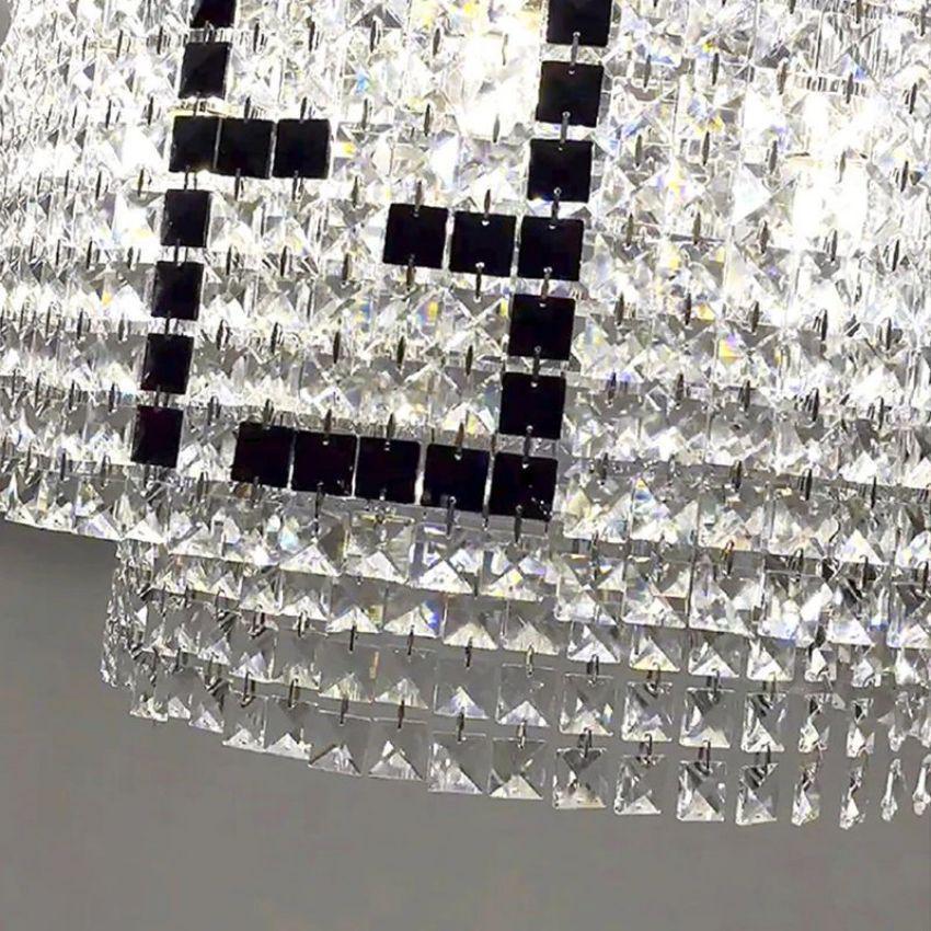 Round Crystal Chandelier - Lightings Menu