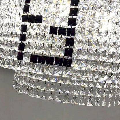Round Crystal Chandelier - Lightings Menu