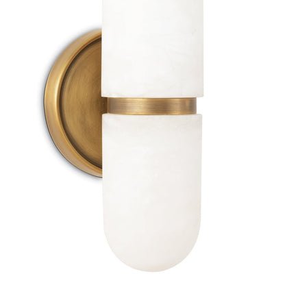Salon Alabaster Small Sconce - Lightings Menu