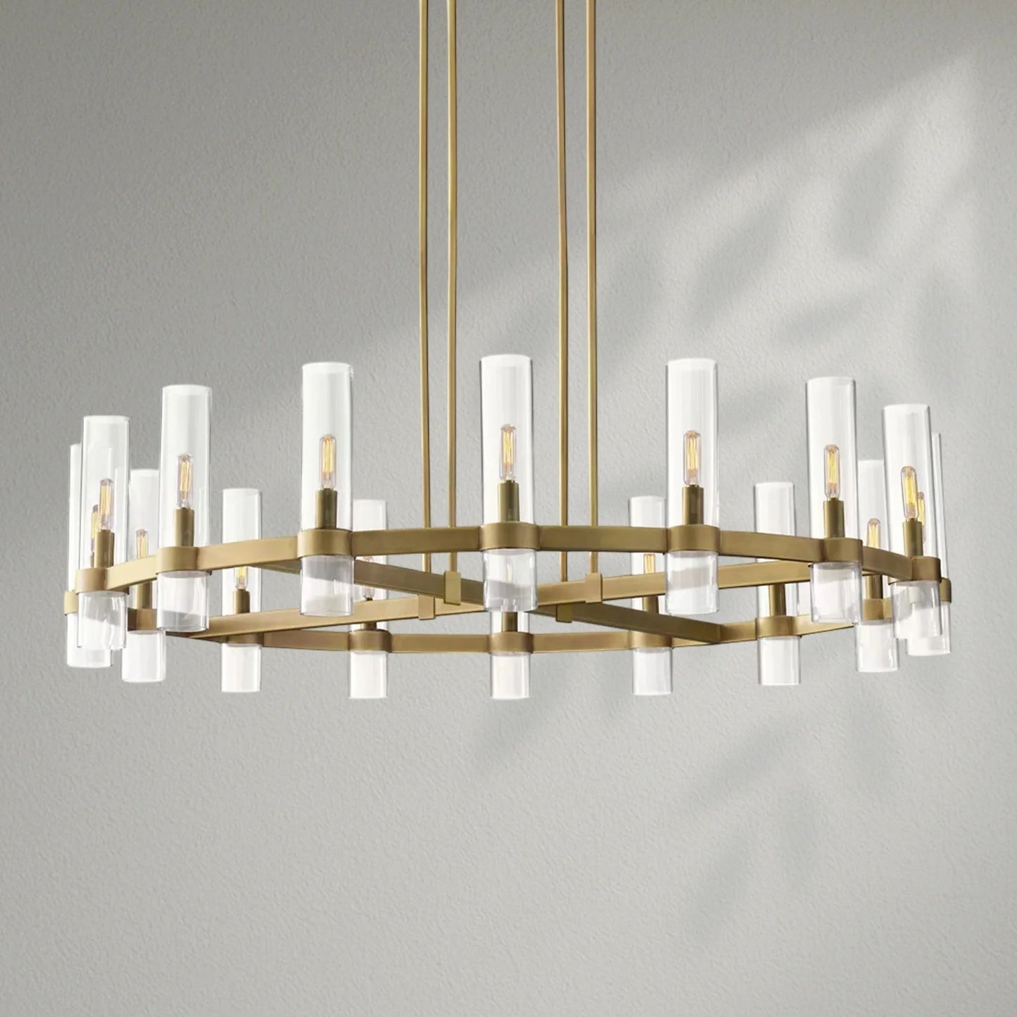 Savelle Glass Double Wall Sconce - Lightings Menu