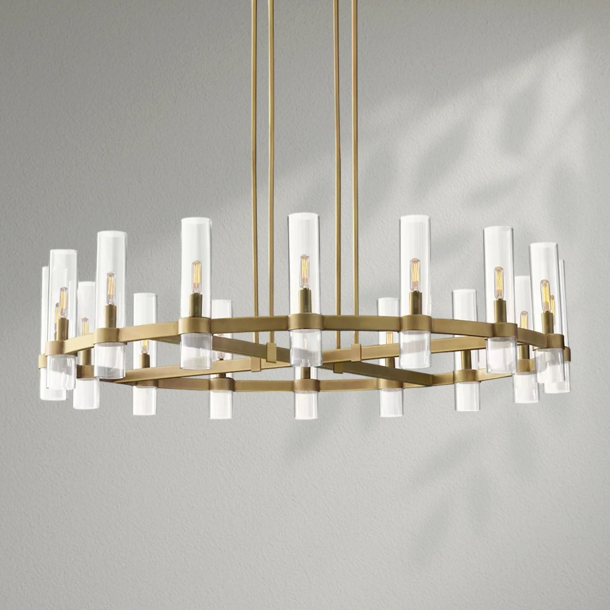 Savelle Glass Double Wall Sconce - Lightings Menu