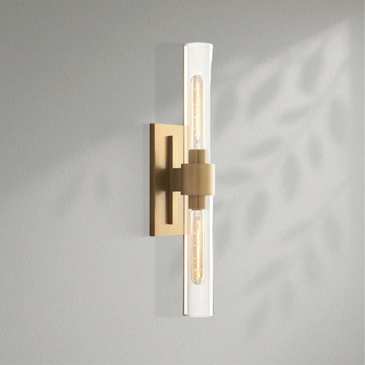 Savelle Glass Linear Wall Sconce - Lightings Menu