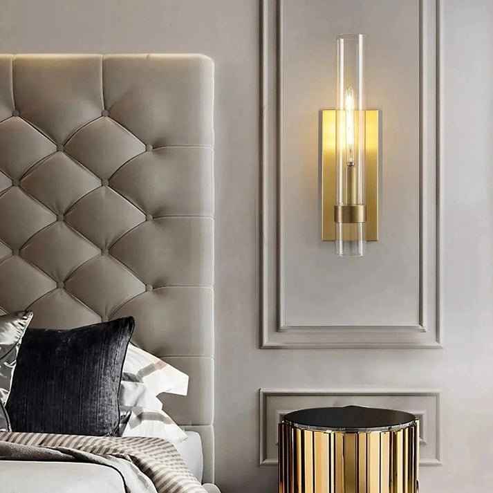 Savelle Glass Wall Sconce - Lightings Menu