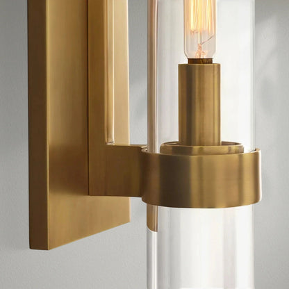 Savelle Glass Wall Sconce - Lightings Menu