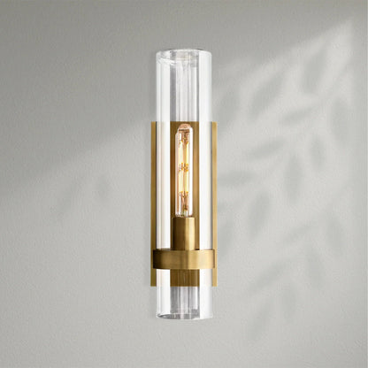 Savelle Glass Wall Sconce - Lightings Menu