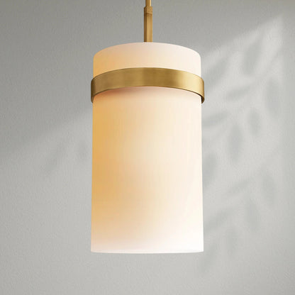 Savelle Milk Glass Pendant - Lightings Menu
