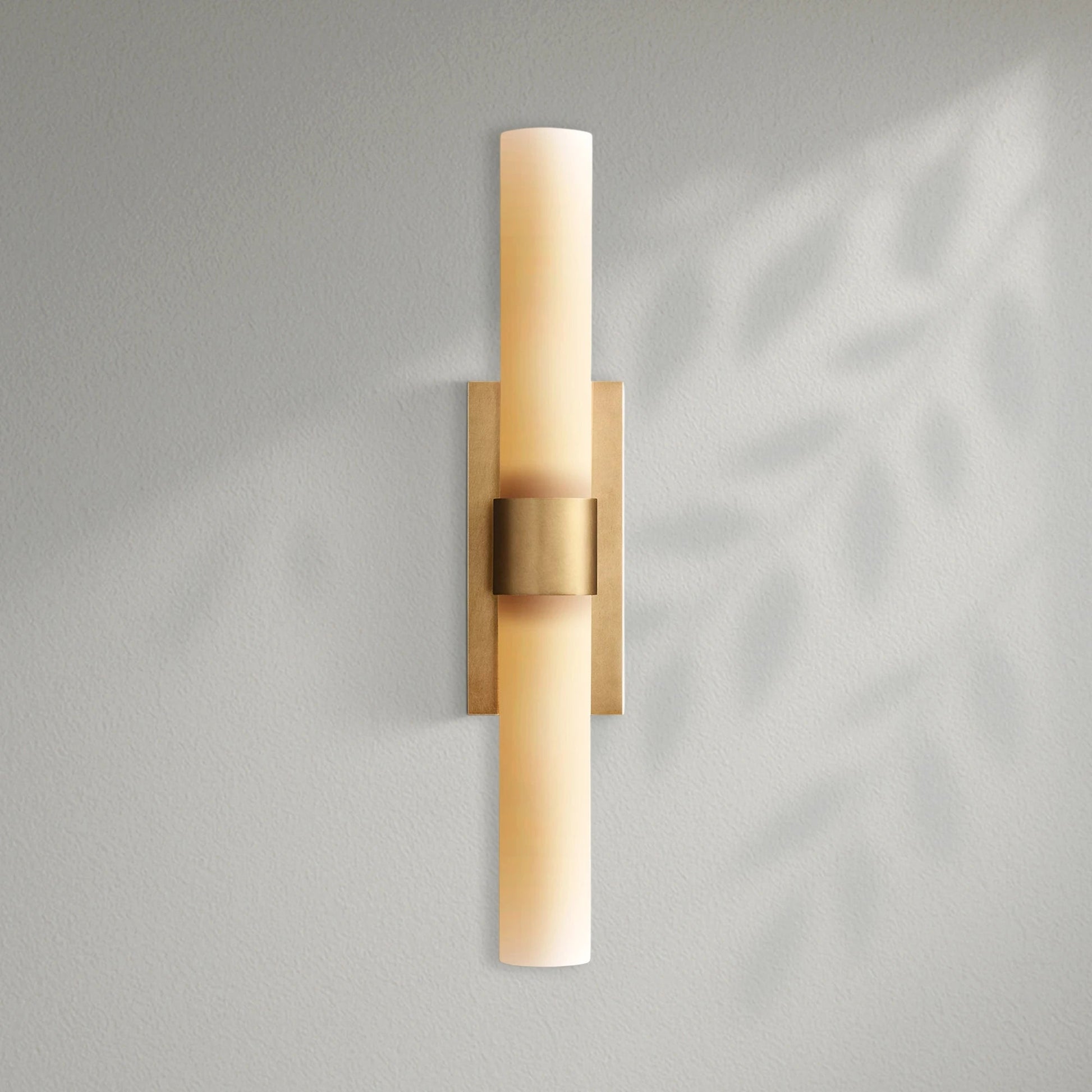 Savelle Milk Glass Sconce 23" - Lightings Menu