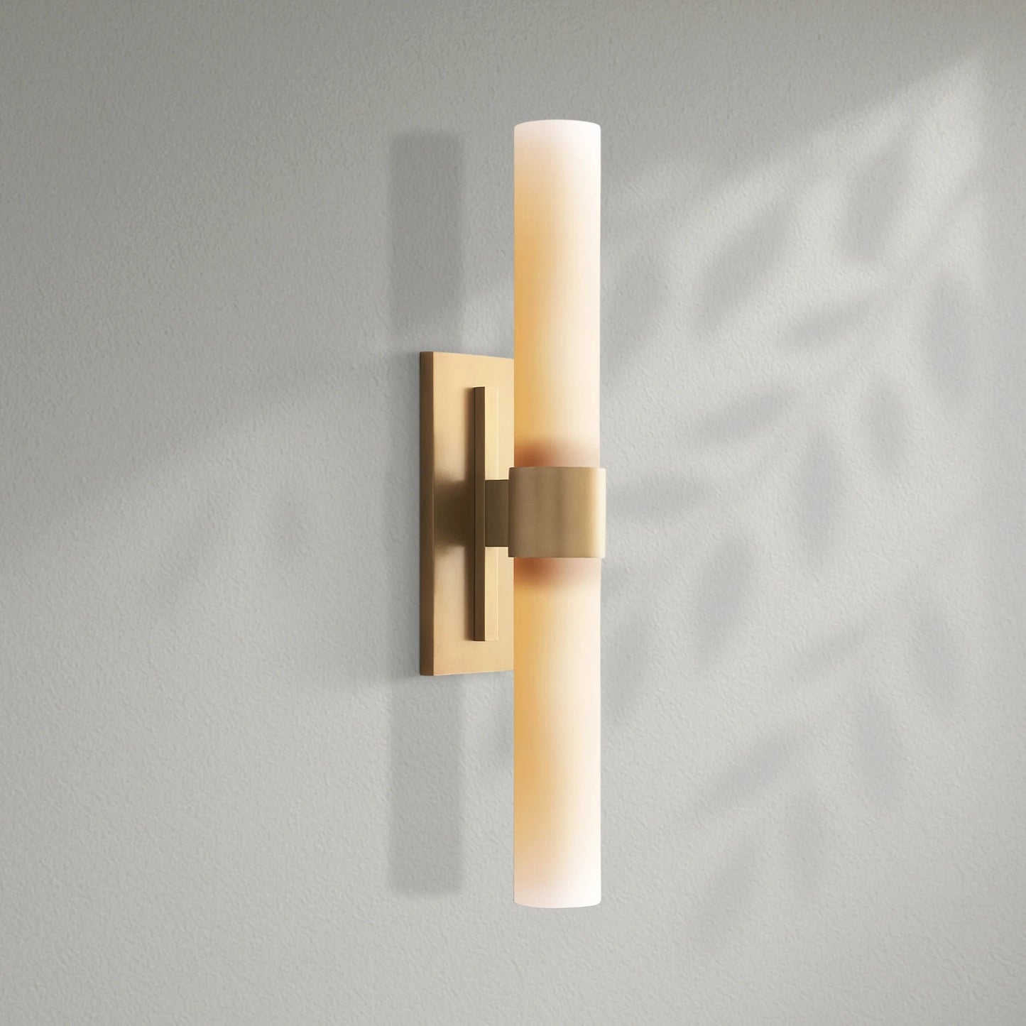 Savelle Milk Glass Sconce 23" - Lightings Menu