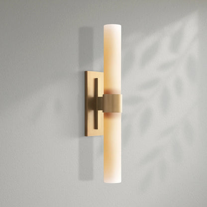 Savelle Milk Glass Sconce 23" - Lightings Menu