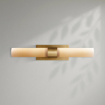 Savelle Milk Glass Sconce 23" - Lightings Menu