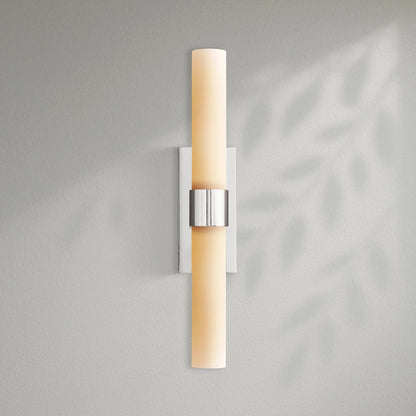 Savelle Milk Glass Sconce 23" - Lightings Menu