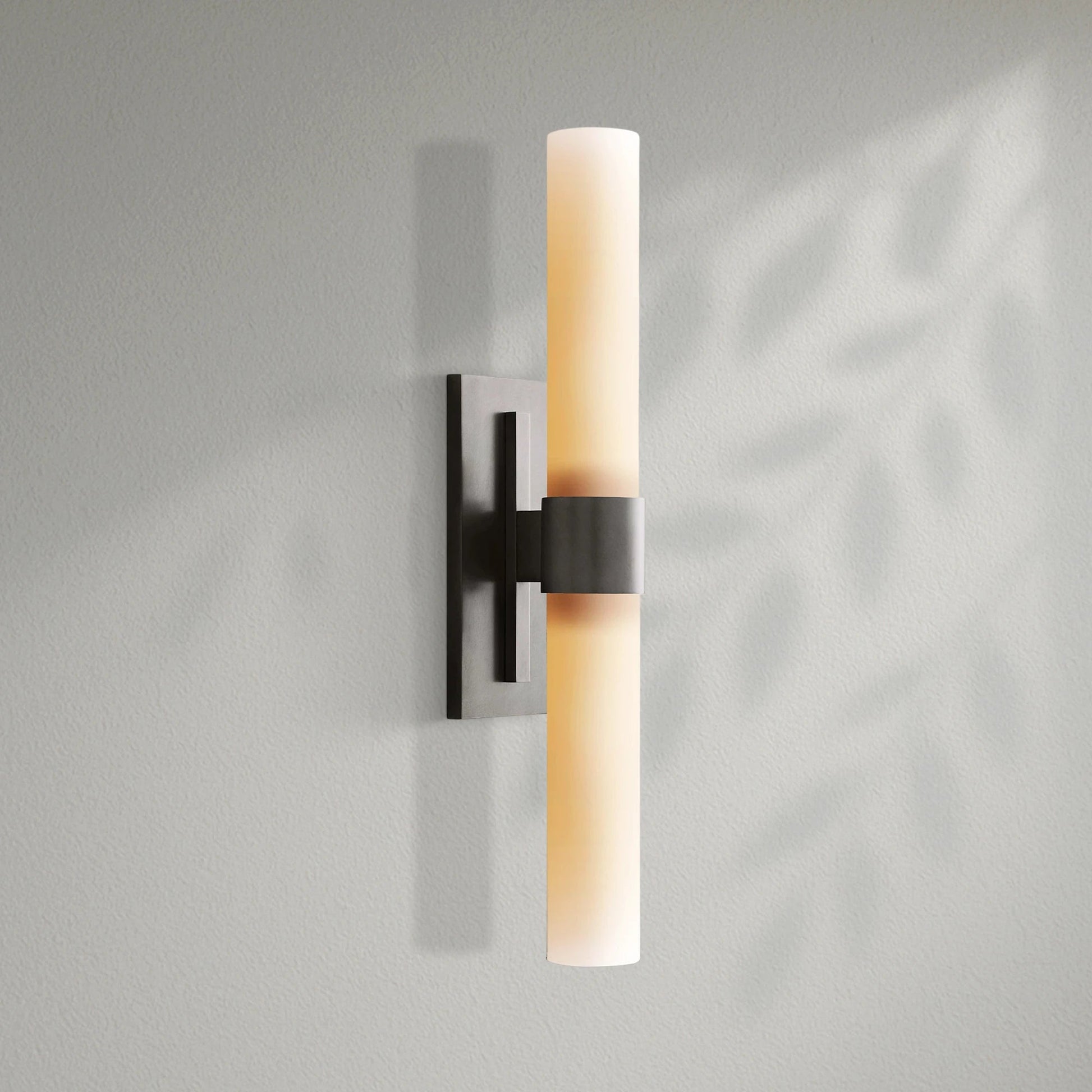 Savelle Milk Glass Sconce 23" - Lightings Menu